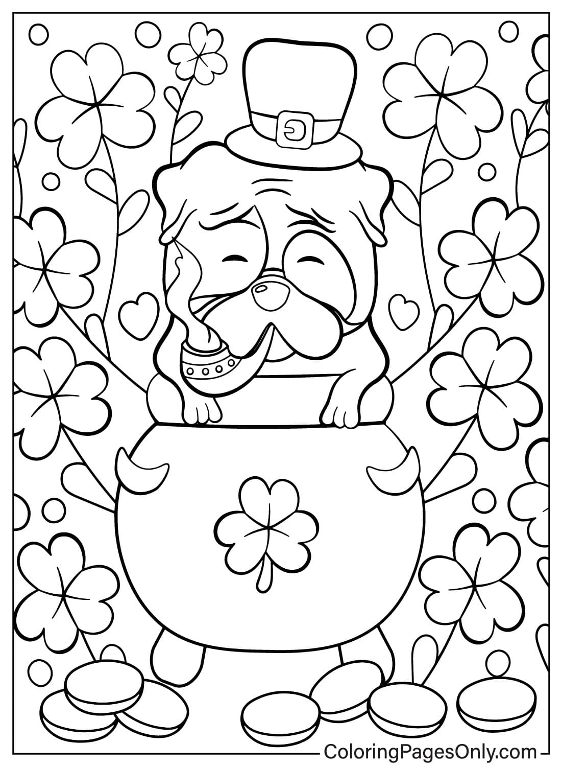 Lucky Charms Coloring Page from Lucky Charms