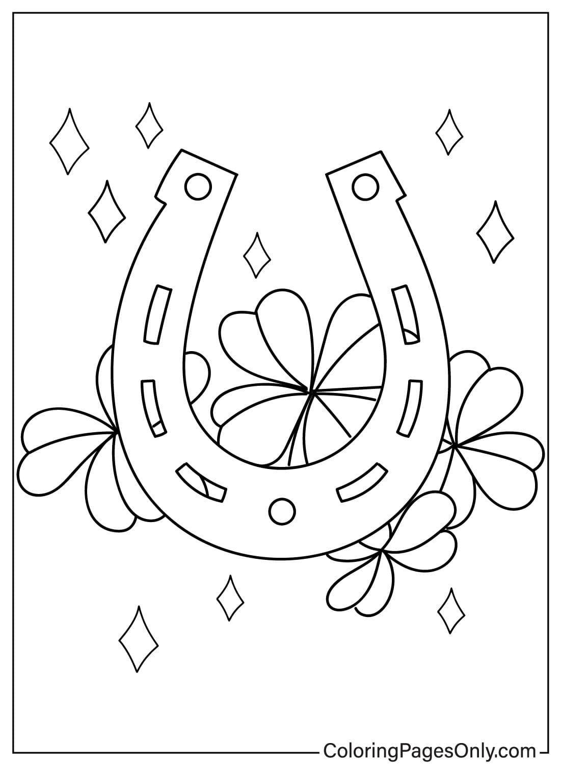 Lucky Charms Free Printable Coloring Page from Lucky Charms