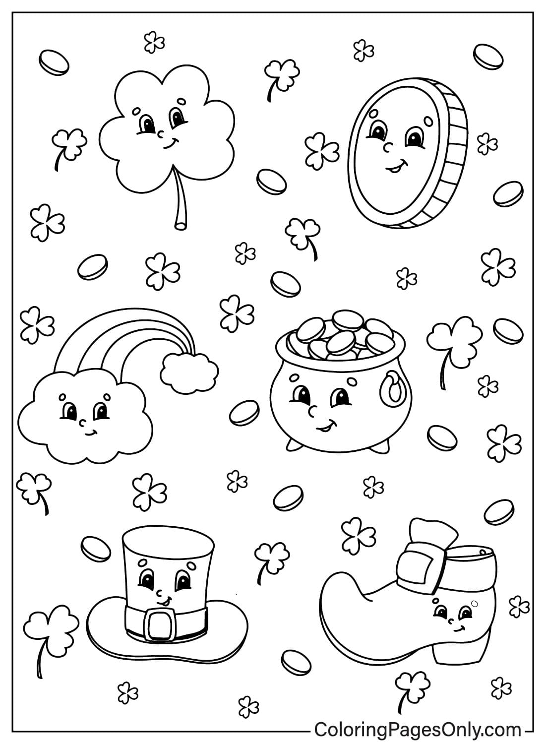 Lucky Charms Images Coloring Page from Lucky Charms