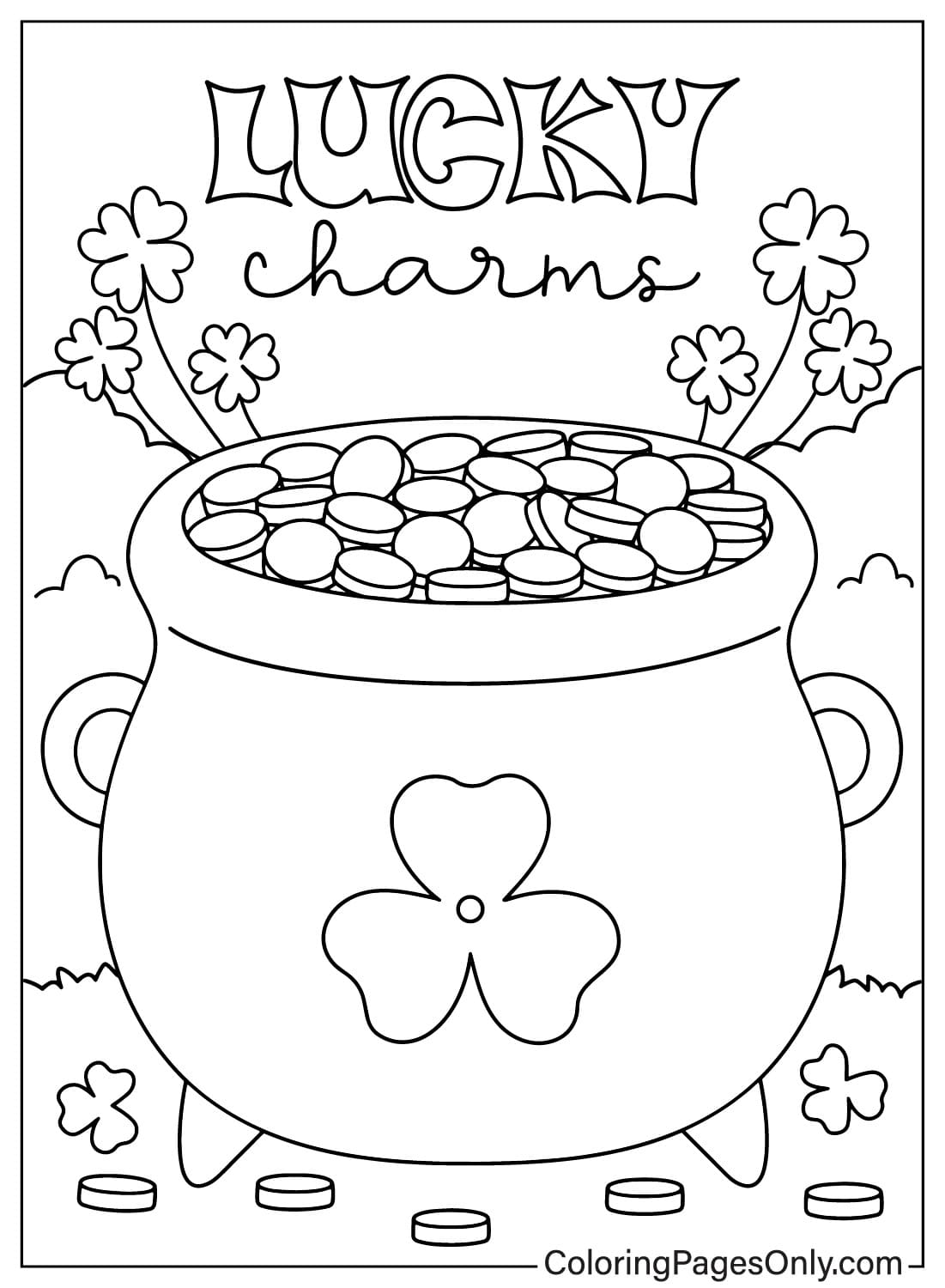 Lucky Charms Printable Coloring Page from Lucky Charms