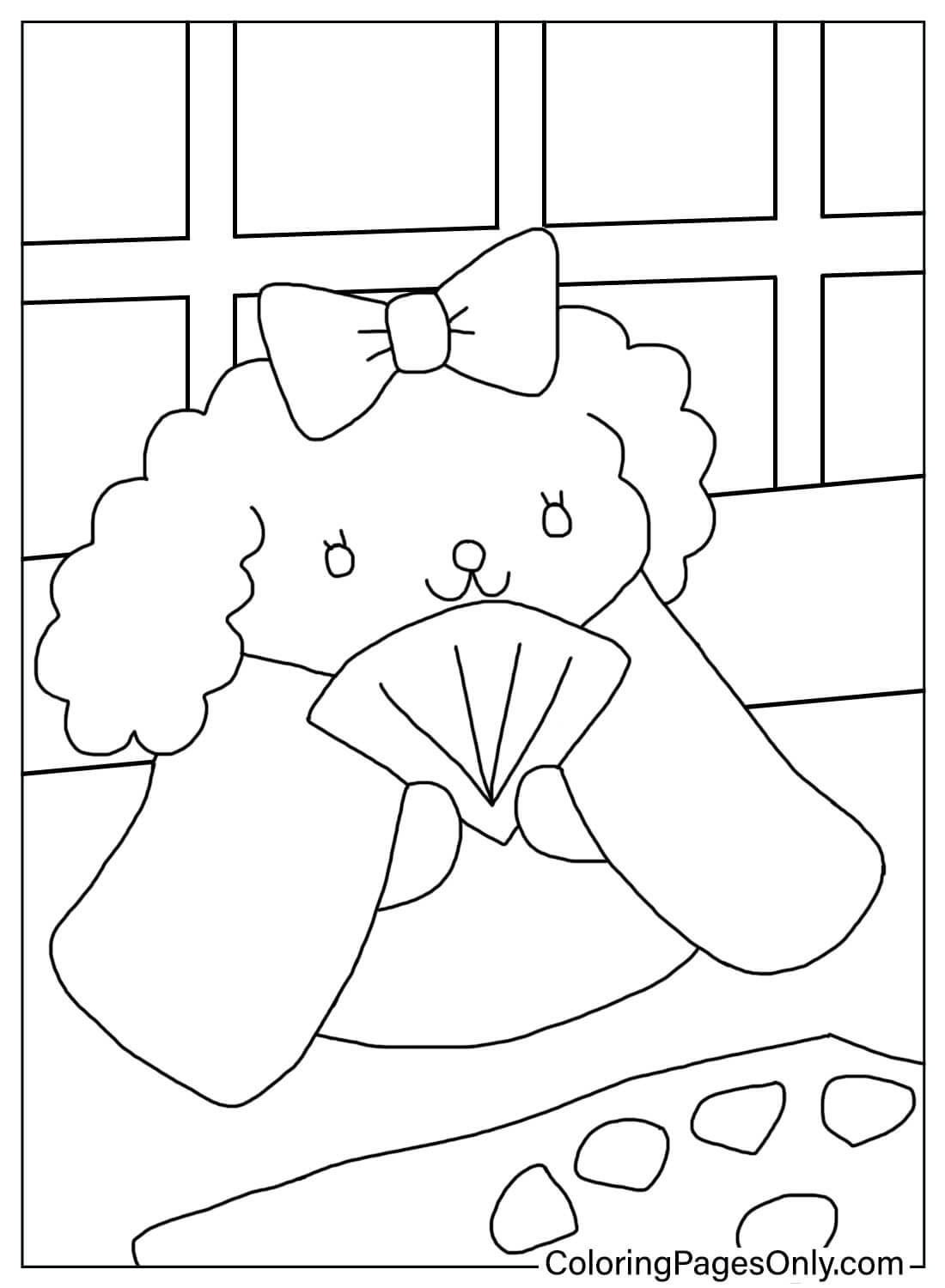 Раскраска Macaroon для печати от Macaroon Sanrio