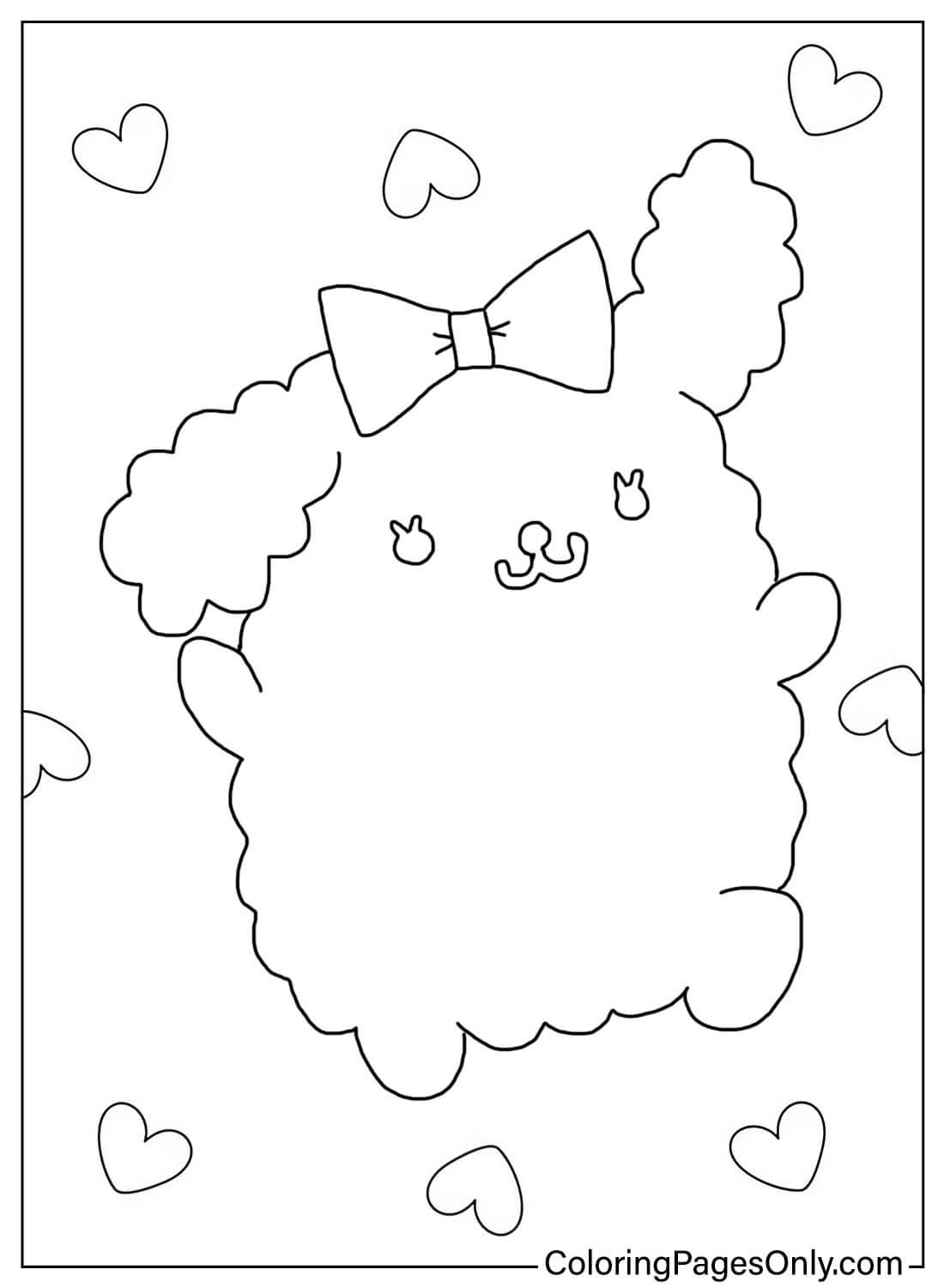 Macaroon Sanrio Coloring Page Free from Macaroon Sanrio