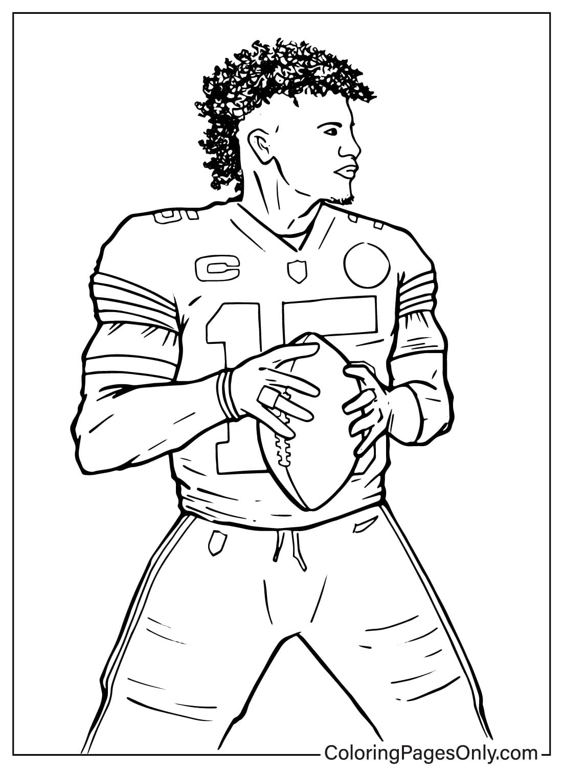 Tyreek Hill Coloring Sheet Coloring Pages