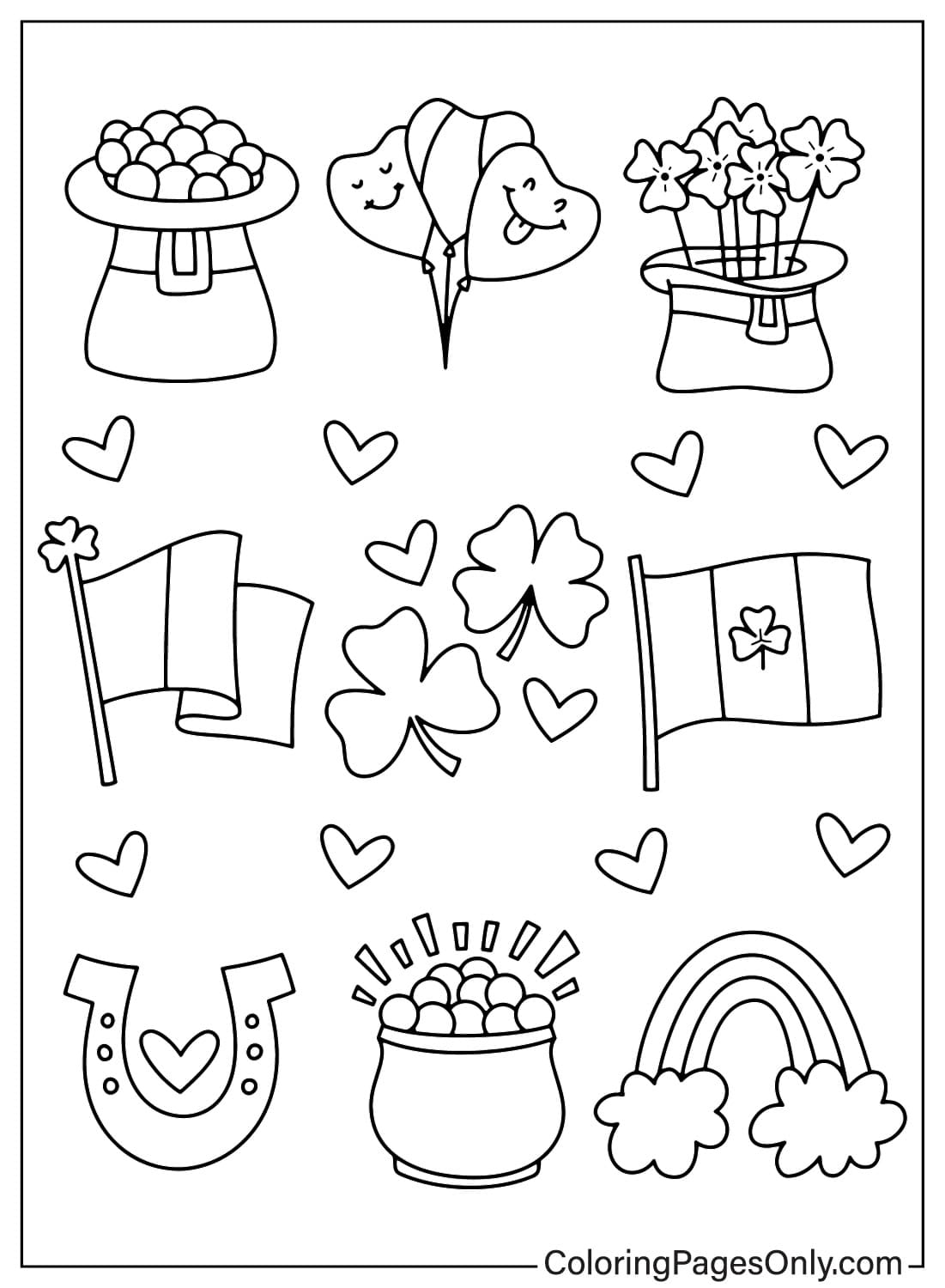 Pictures Lucky Charms Coloring Page from Lucky Charms