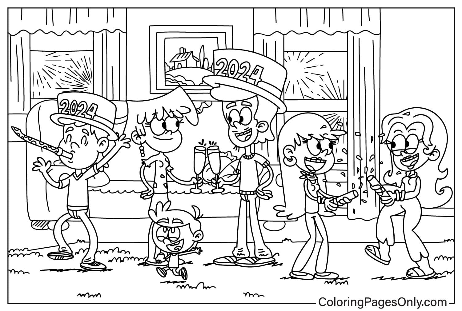 Pictures The Casagrandes Coloring Page from The Casagrandes