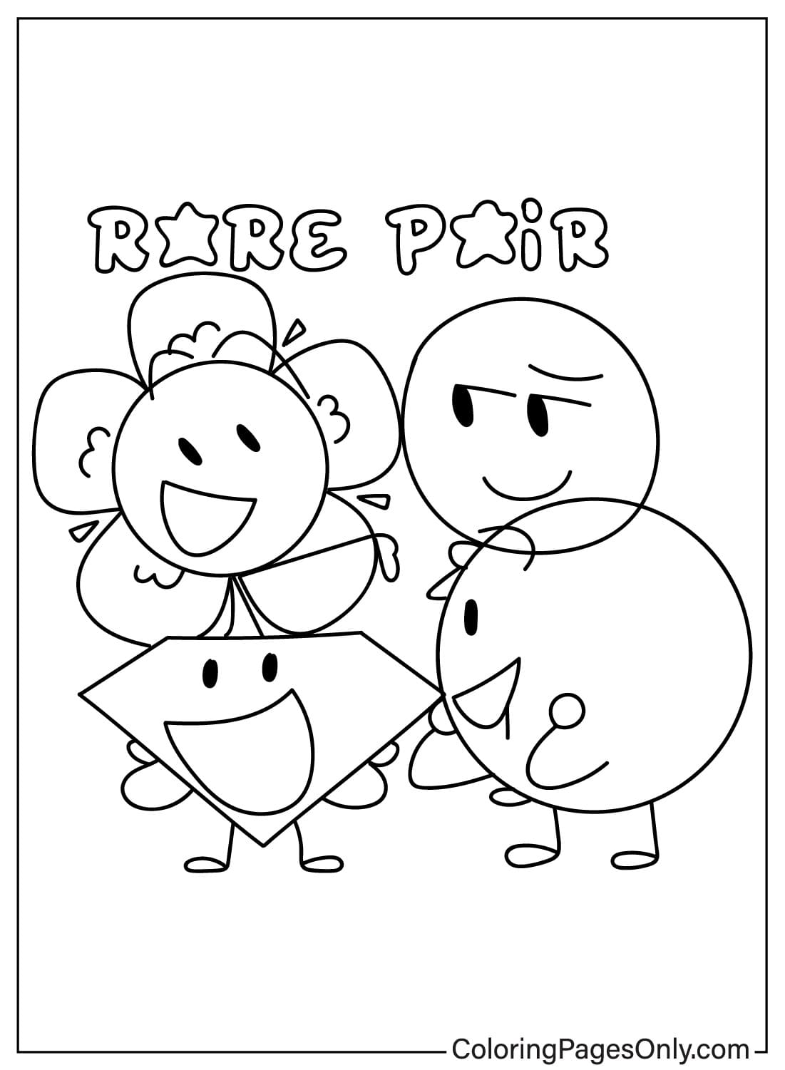 Print Battle for Dream Island Coloring Page from Battle for Dream Island