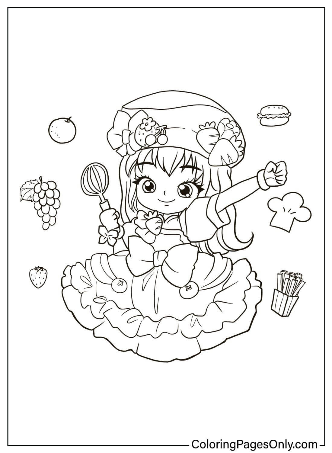 Printable Coloring Page Chibi from Chibi