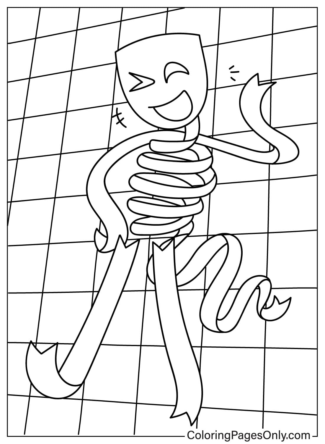 Printable Gangle Coloring Page from Gangle