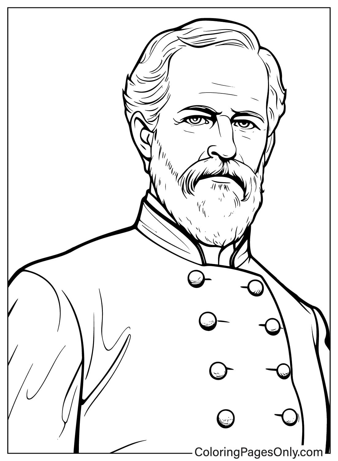 Robert E. Lee to Color from Robert E. Lee