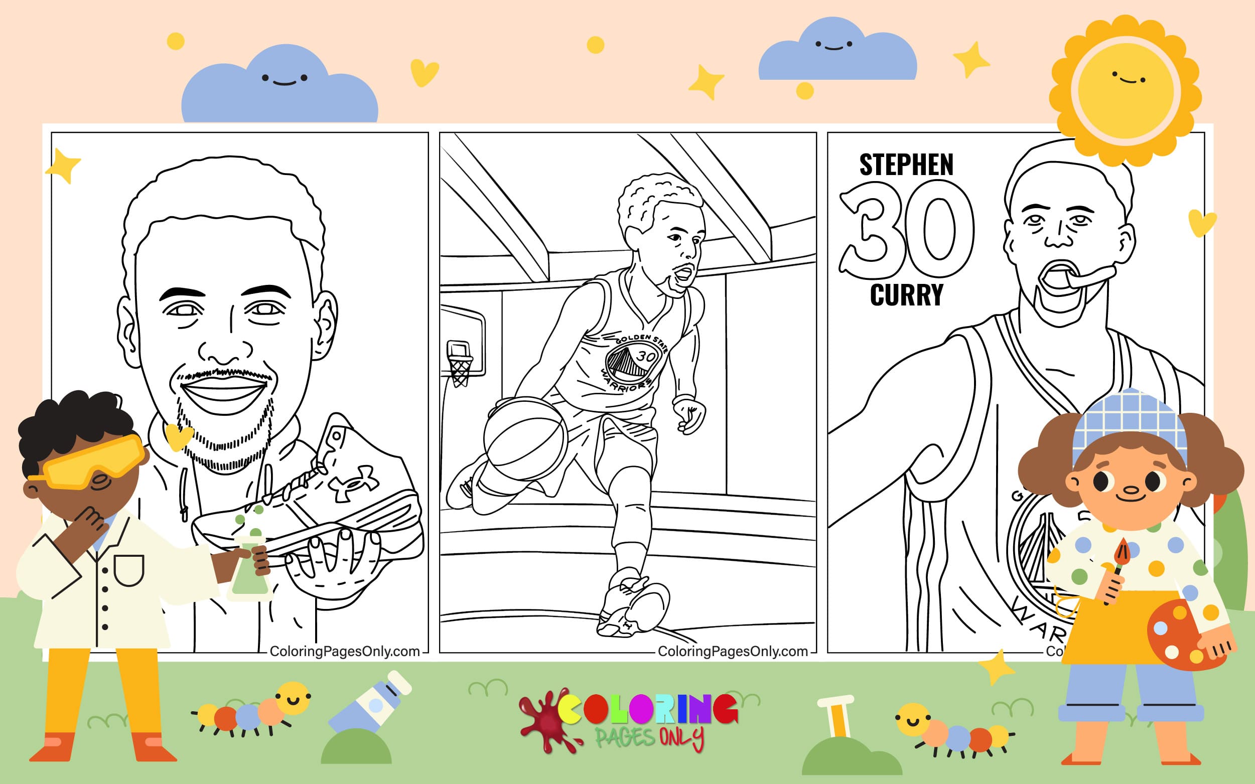20+ Steph Curry Coloring Sheet