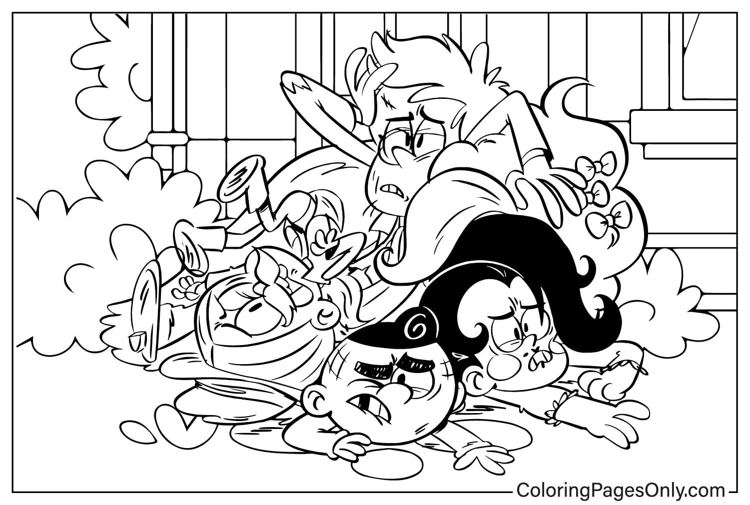 The Casagrandes Coloring Page Free from The Casagrandes
