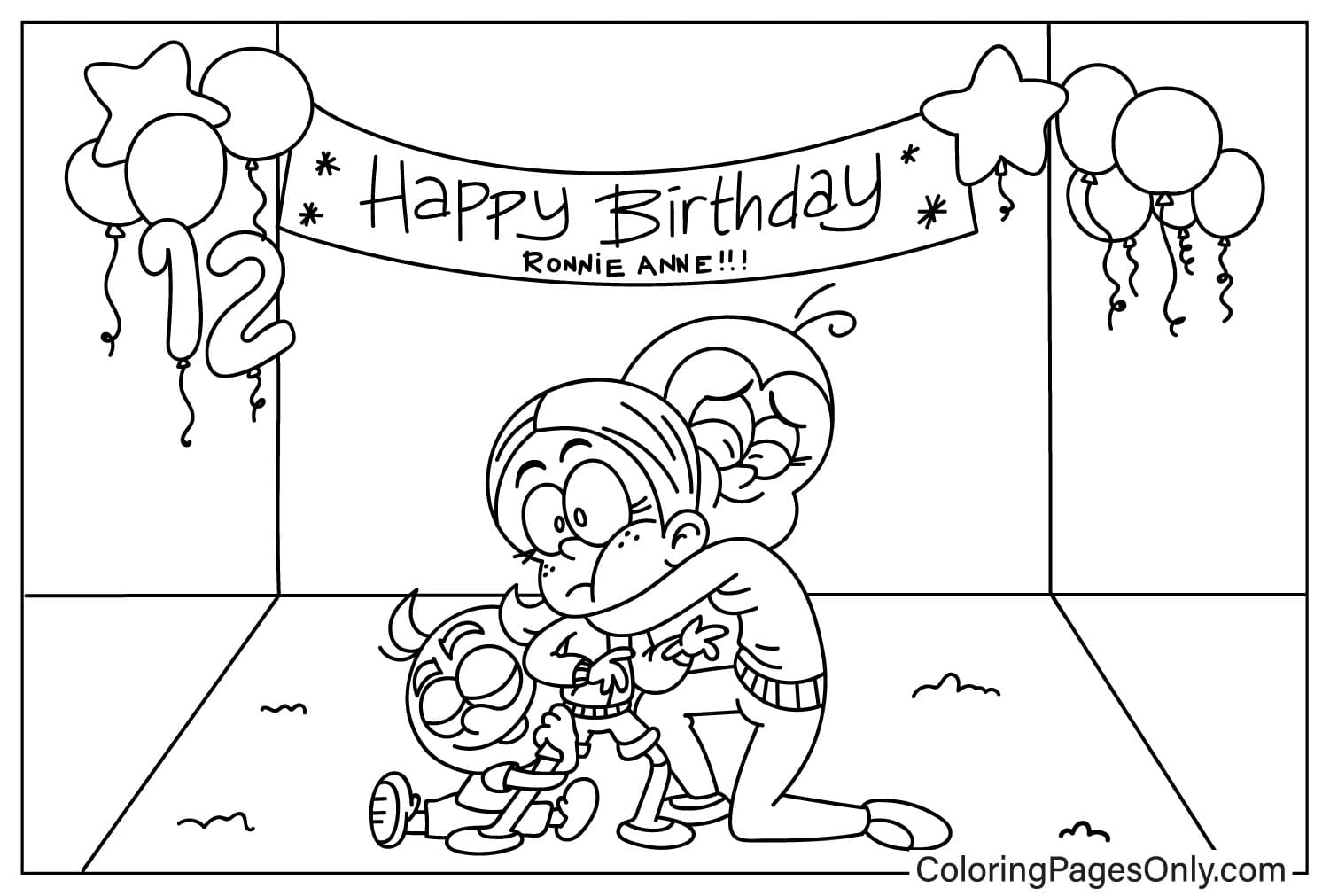 The Casagrandes Coloring Page to Printable from The Casagrandes