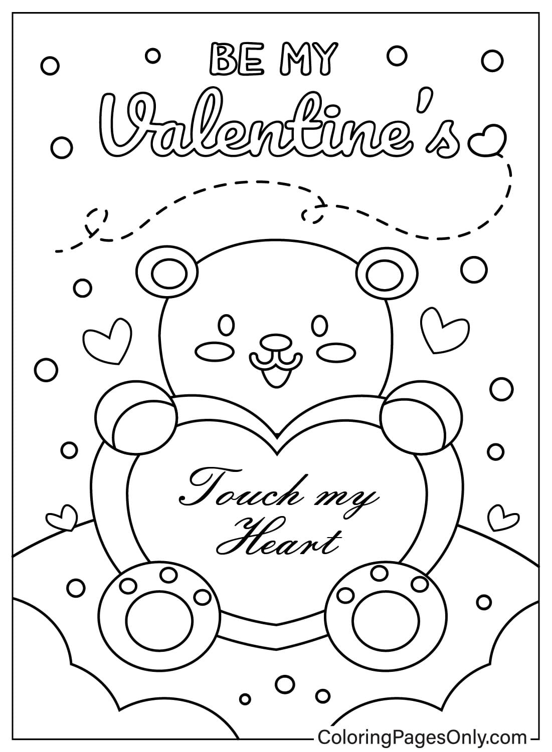 31 Valentine s Day Cards Coloring Pages ColoringPagesOnly