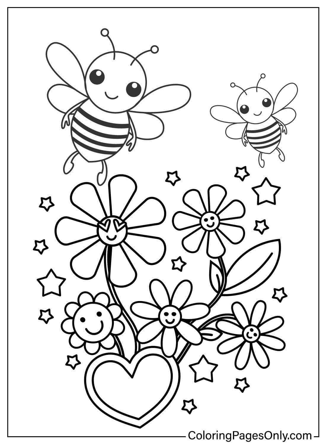 Bijen kleurboek