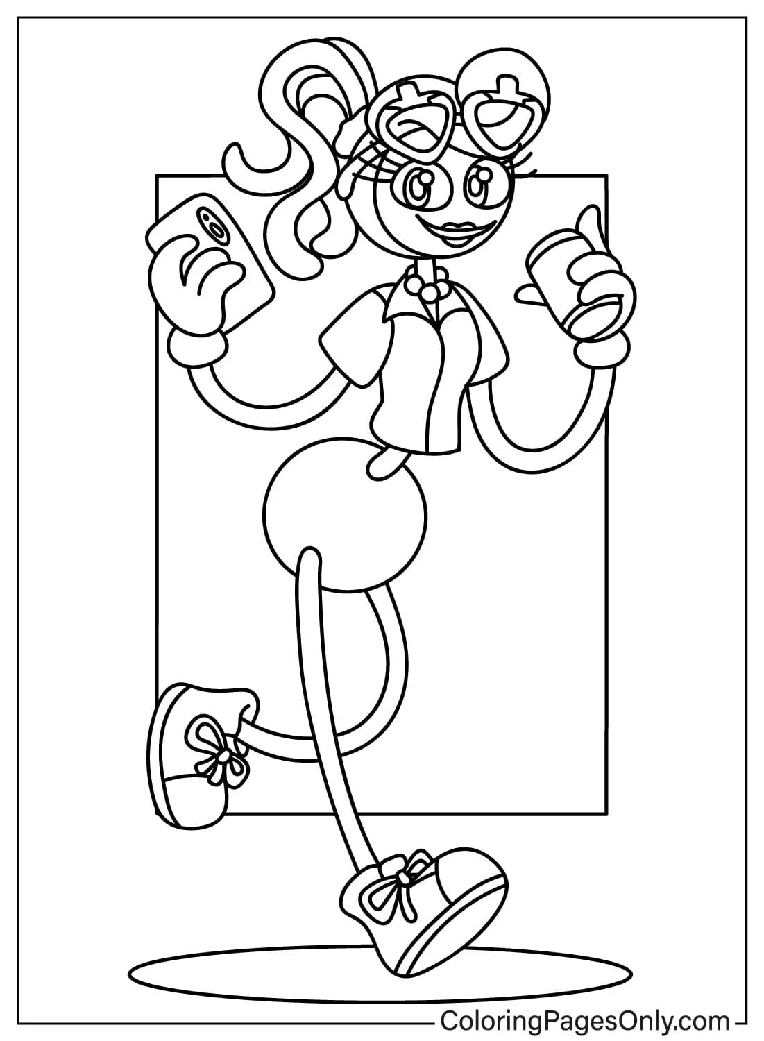Coloring Page Mommy Long Legs - Free Printable Coloring Pages