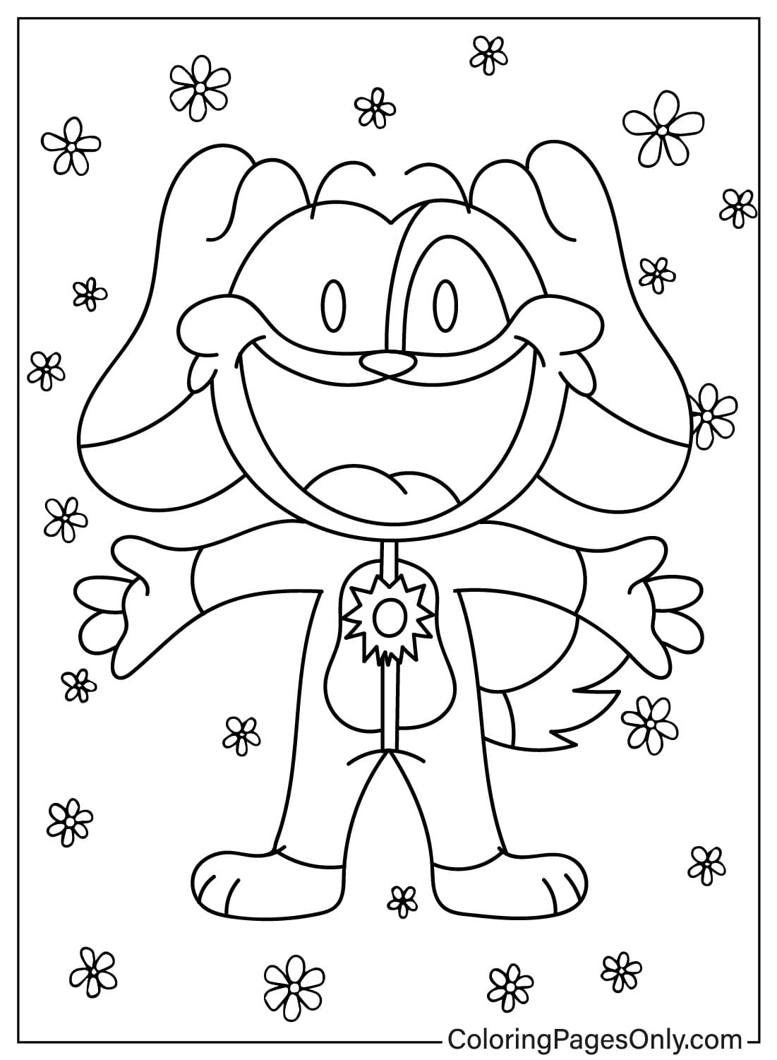 Cute DogDay Coloring Page from DogDay