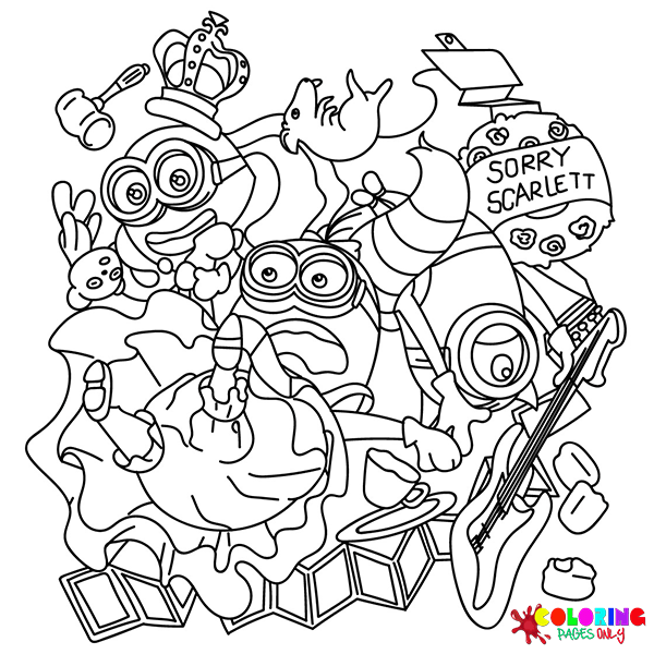 Despicable Me 4 Coloring Pages