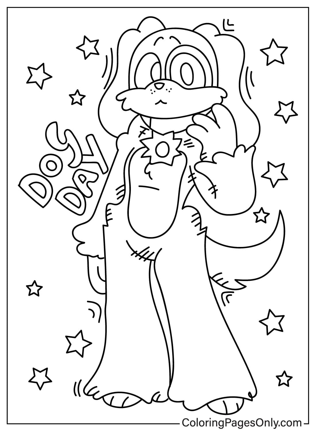 DogDay Coloring Sheet for Kids from DogDay
