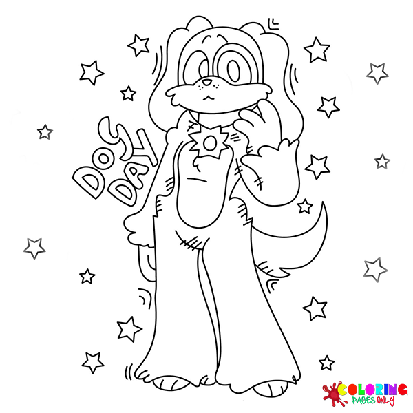 DogDay Coloring Pages