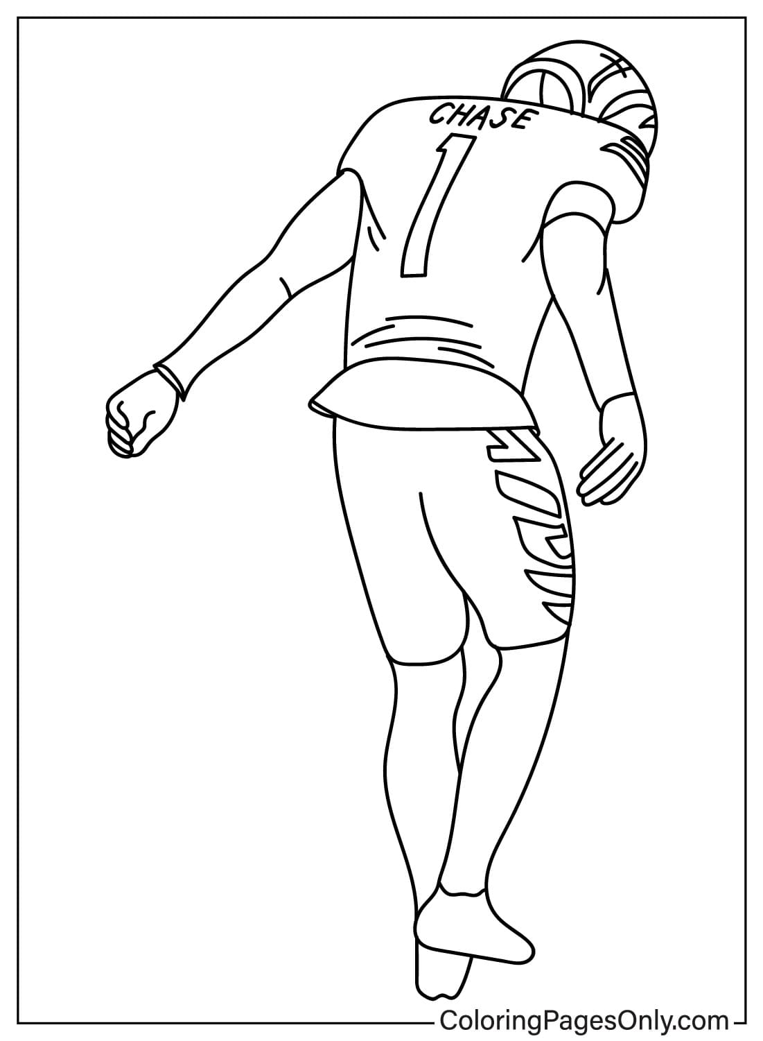 Ja’Marr Chase Coloring Page from Cincinnati Bengals