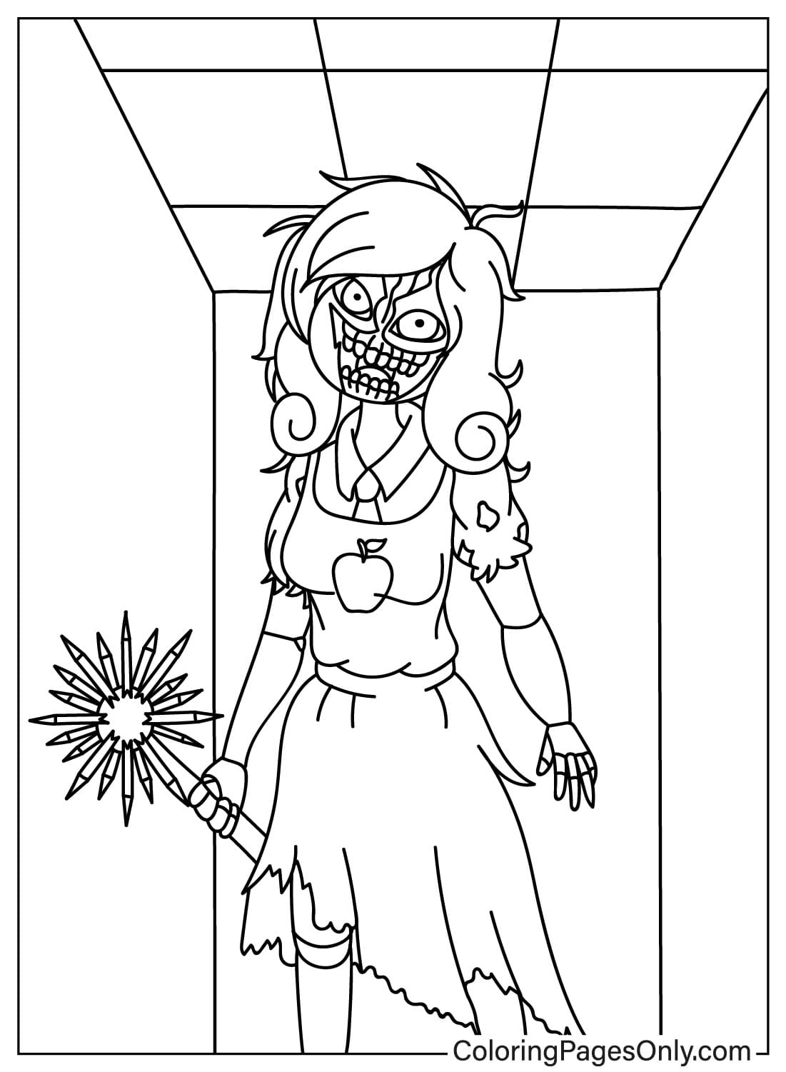 Miss Delight Coloring Page Free Printable Coloring Page