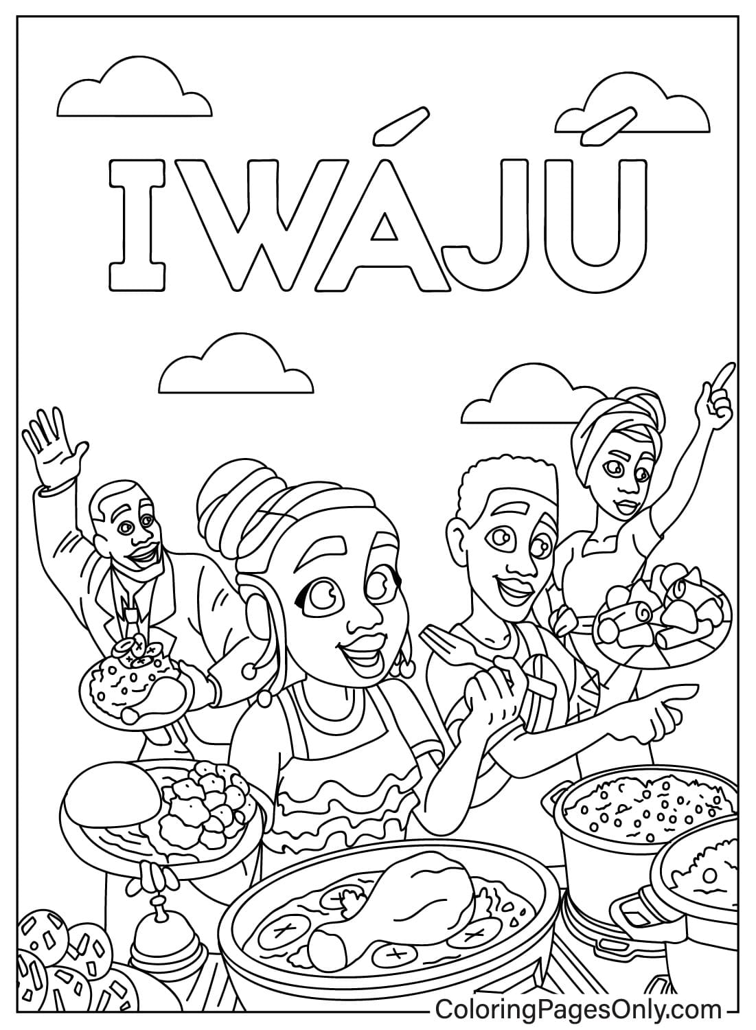 Pictures Iwájú Coloring Page from Iwájú