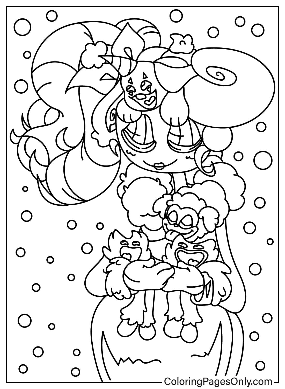 Poppy Playtime Coloring Page Free Printable from Poppy Playtime