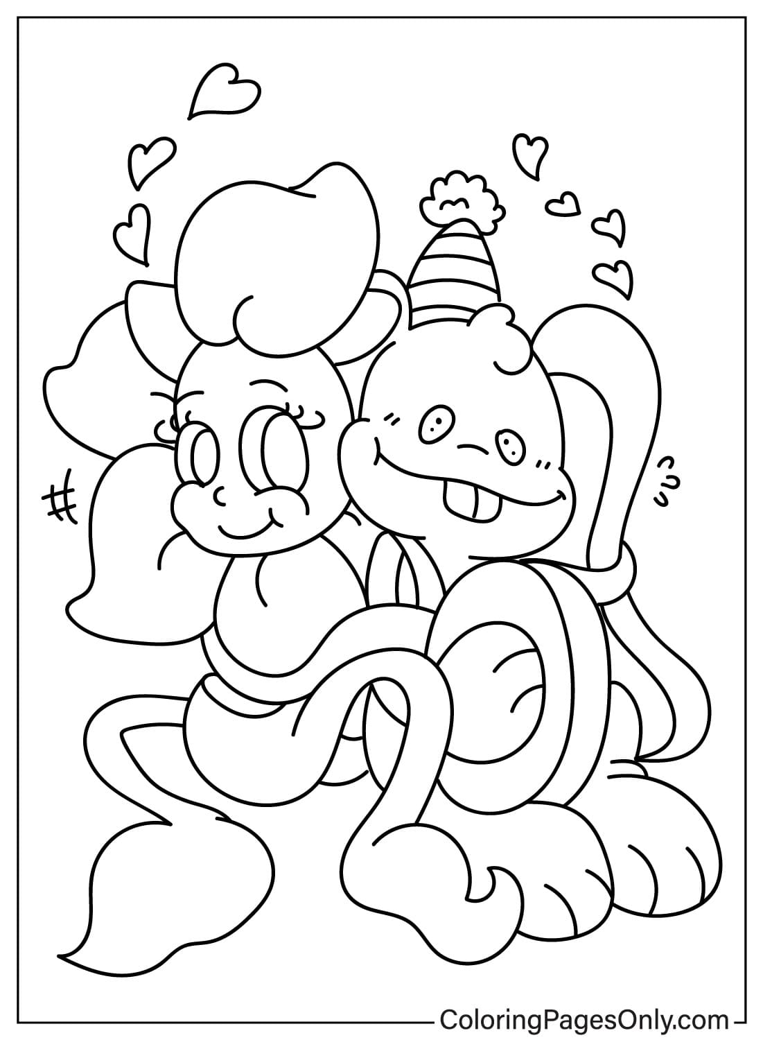Poppy Playtime Coloring Page to Print from Poppy Playtime