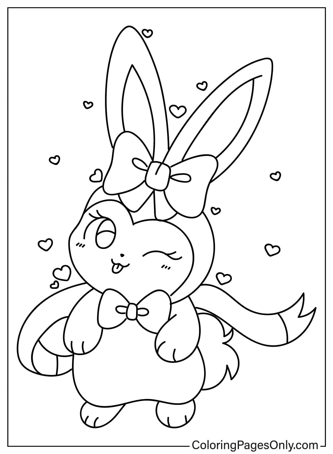 Ribbuny from Palworld Coloring Page Coloring Page