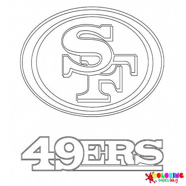 Desenhos para colorir do San Francisco 49ers