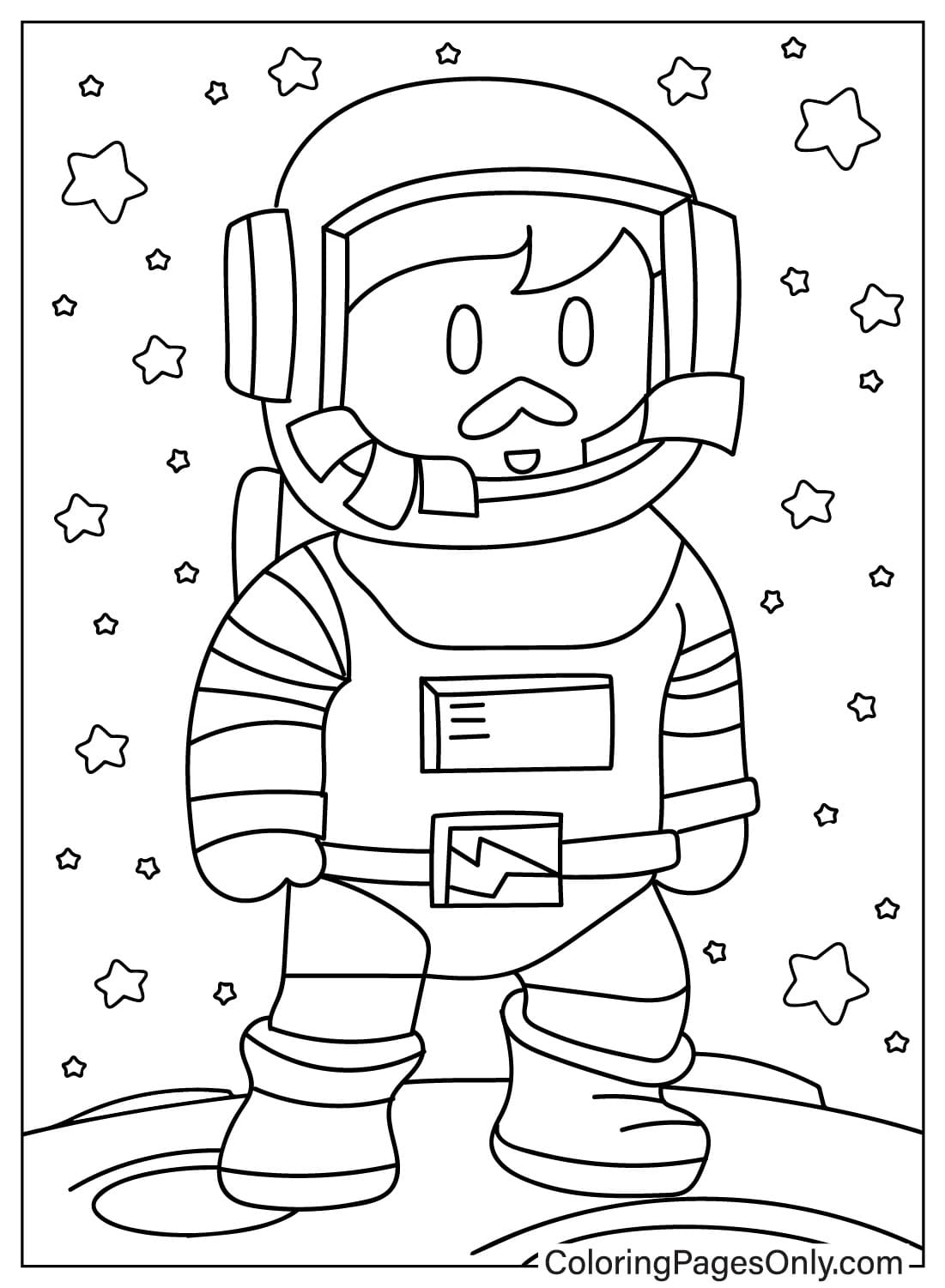 Stumble Guys Coloring Page Free Printable from Stumble Guys