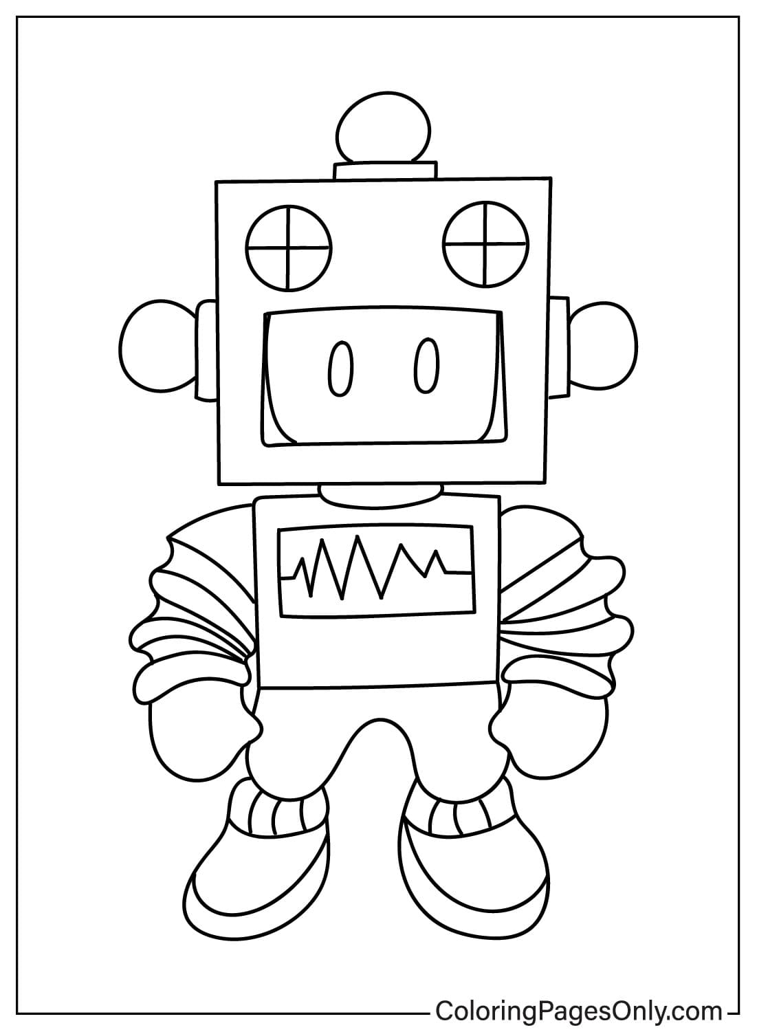 Stumble Guys Coloring Page to Print from Stumble Guys