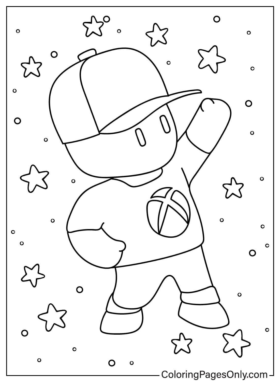 Stumble Guys Coloring Pages to for Kids from Stumble Guys