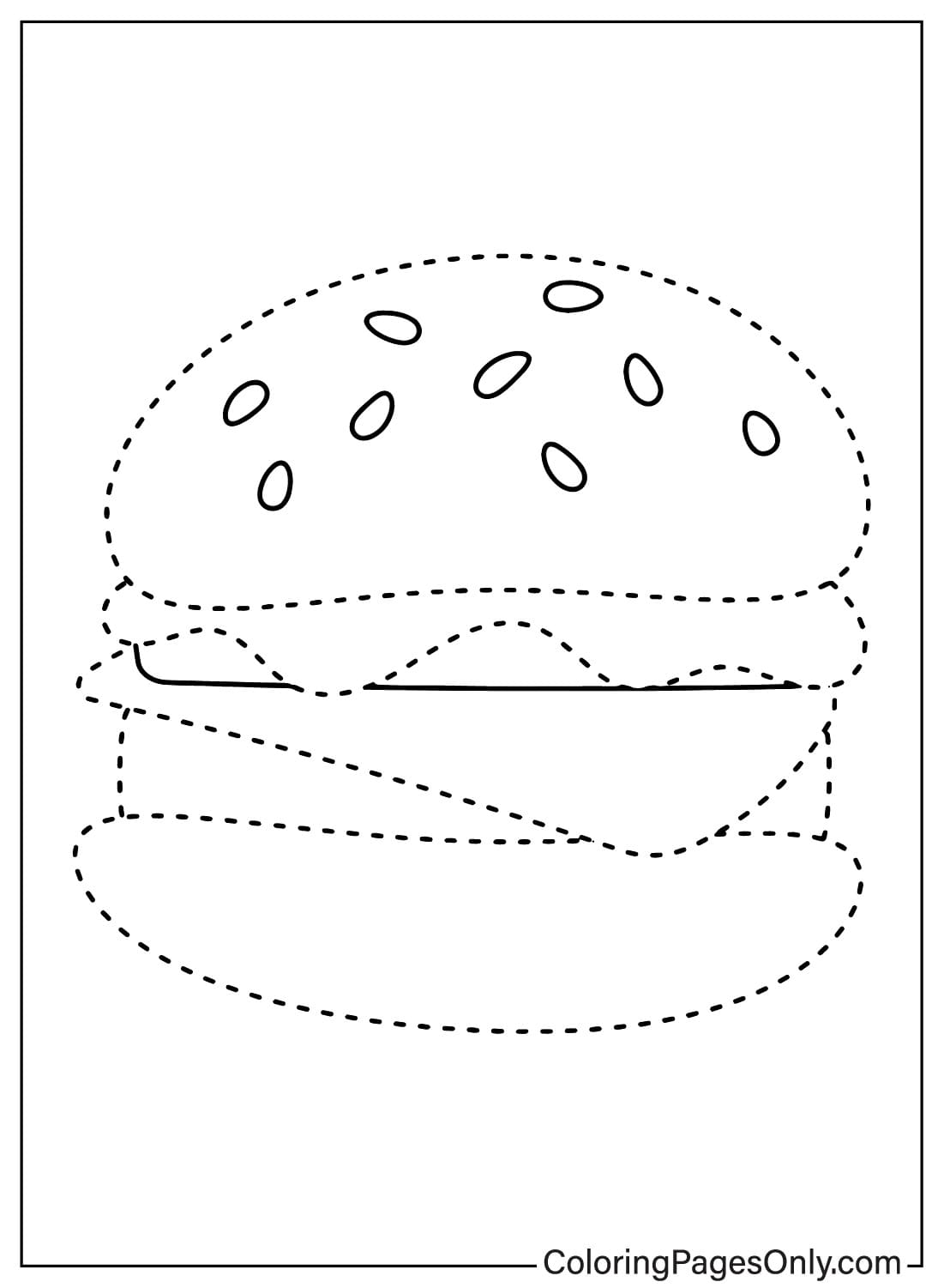 Tracing Coloring Page to Print from Tracing