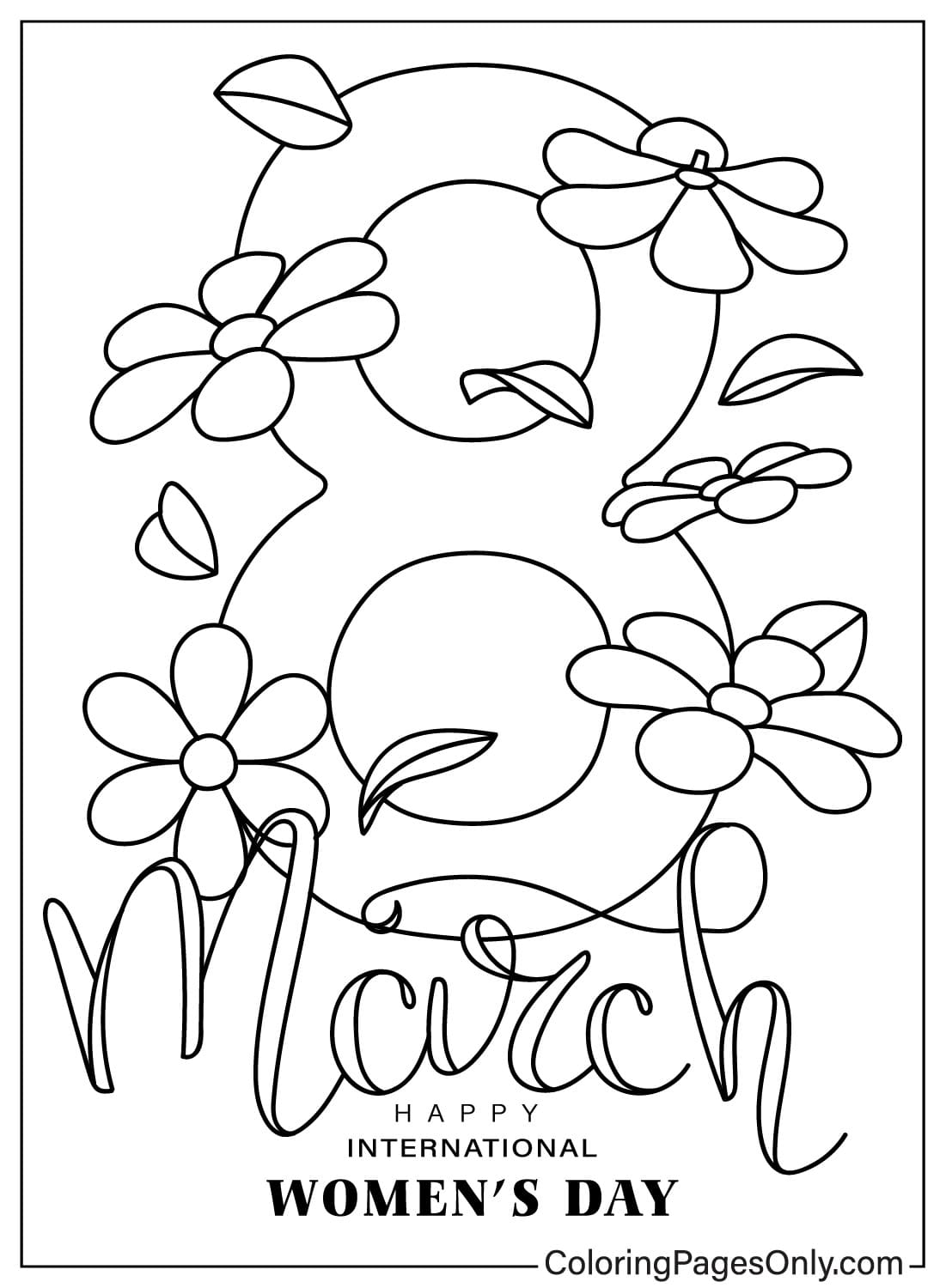 115 Free Printable Women's Day 2024 Coloring Pages