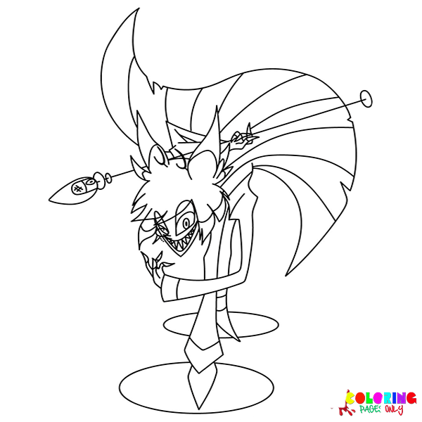 Alastor Coloring Pages