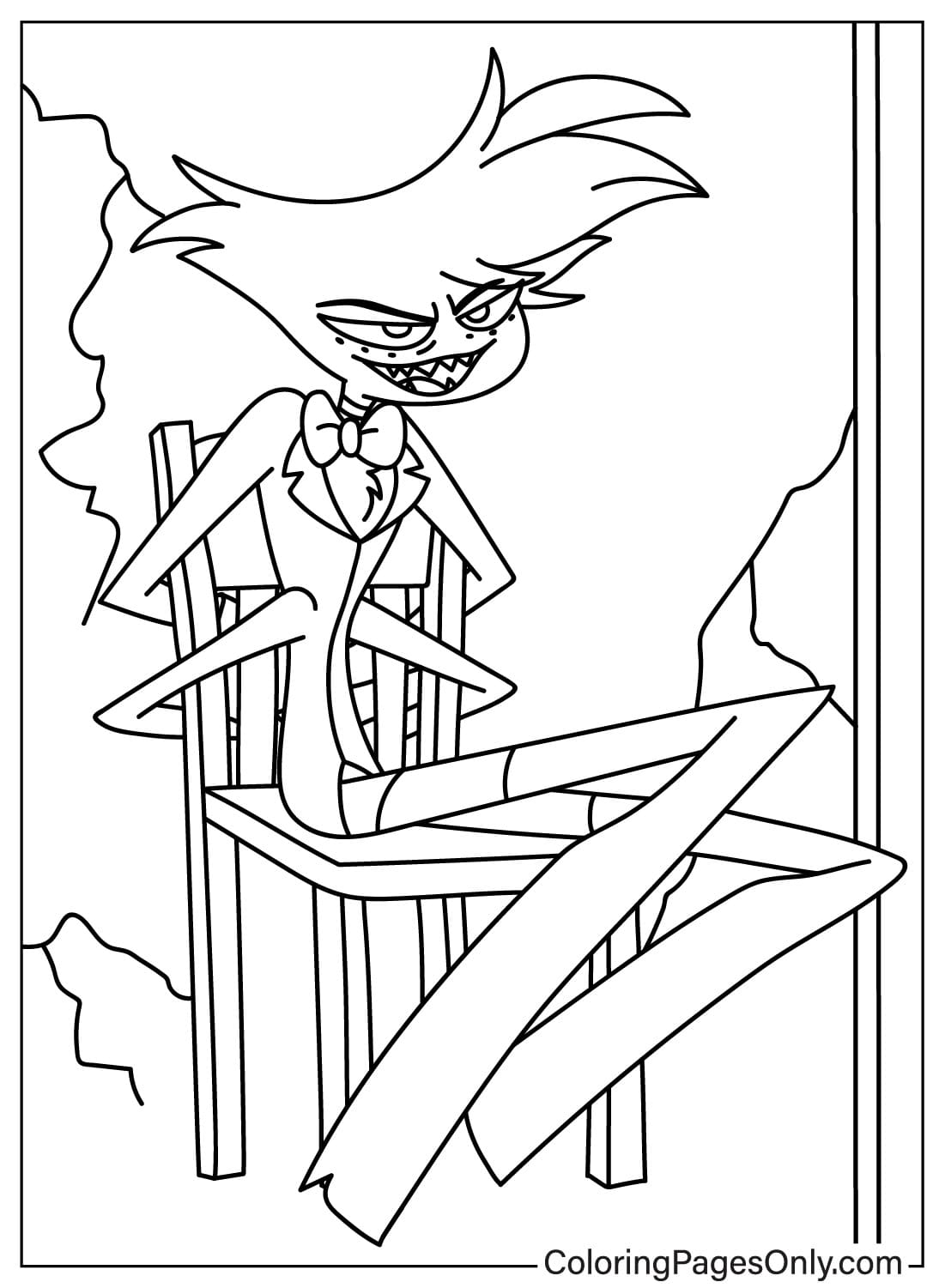Angel Dust Arrested Coloring Page from Angel Dust