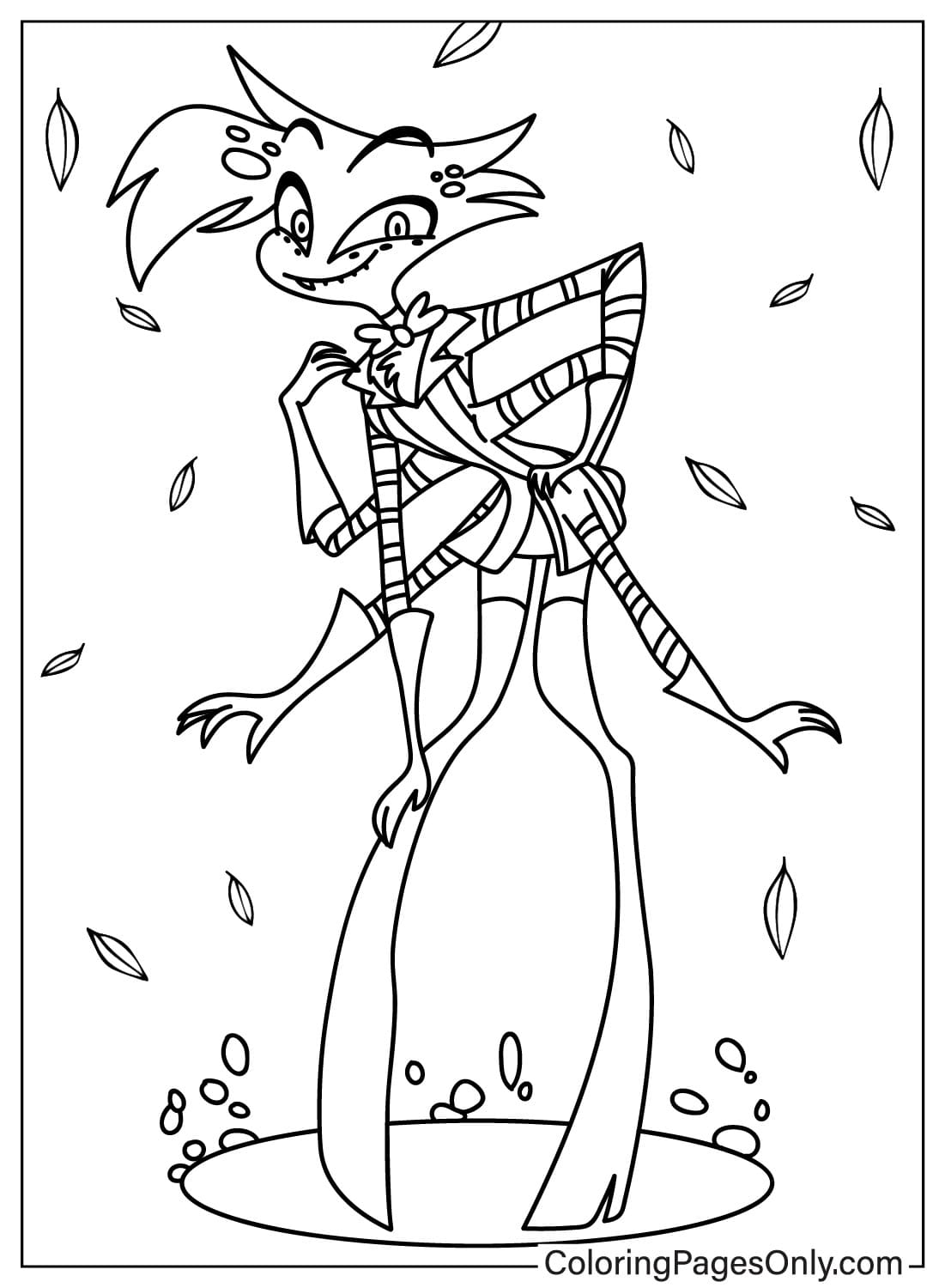 Angel Dust Coloring Sheet from Angel Dust