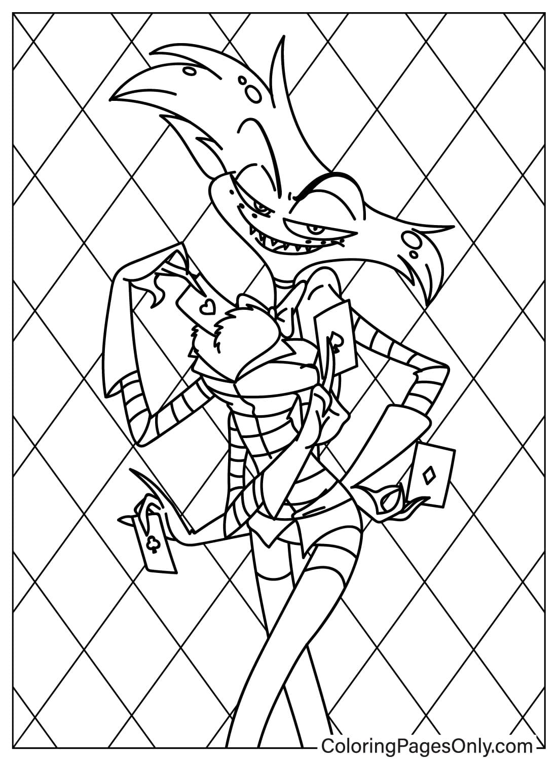 Anthony Coloring Page from Angel Dust