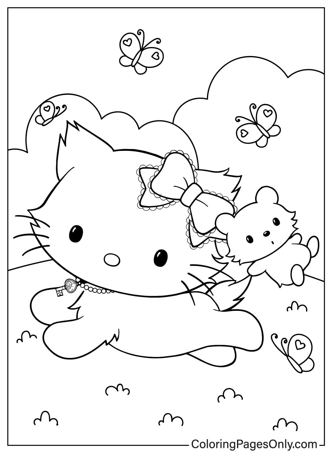 Charmmy Kitty, Página para colorear de azúcar de Charmmy Kitty