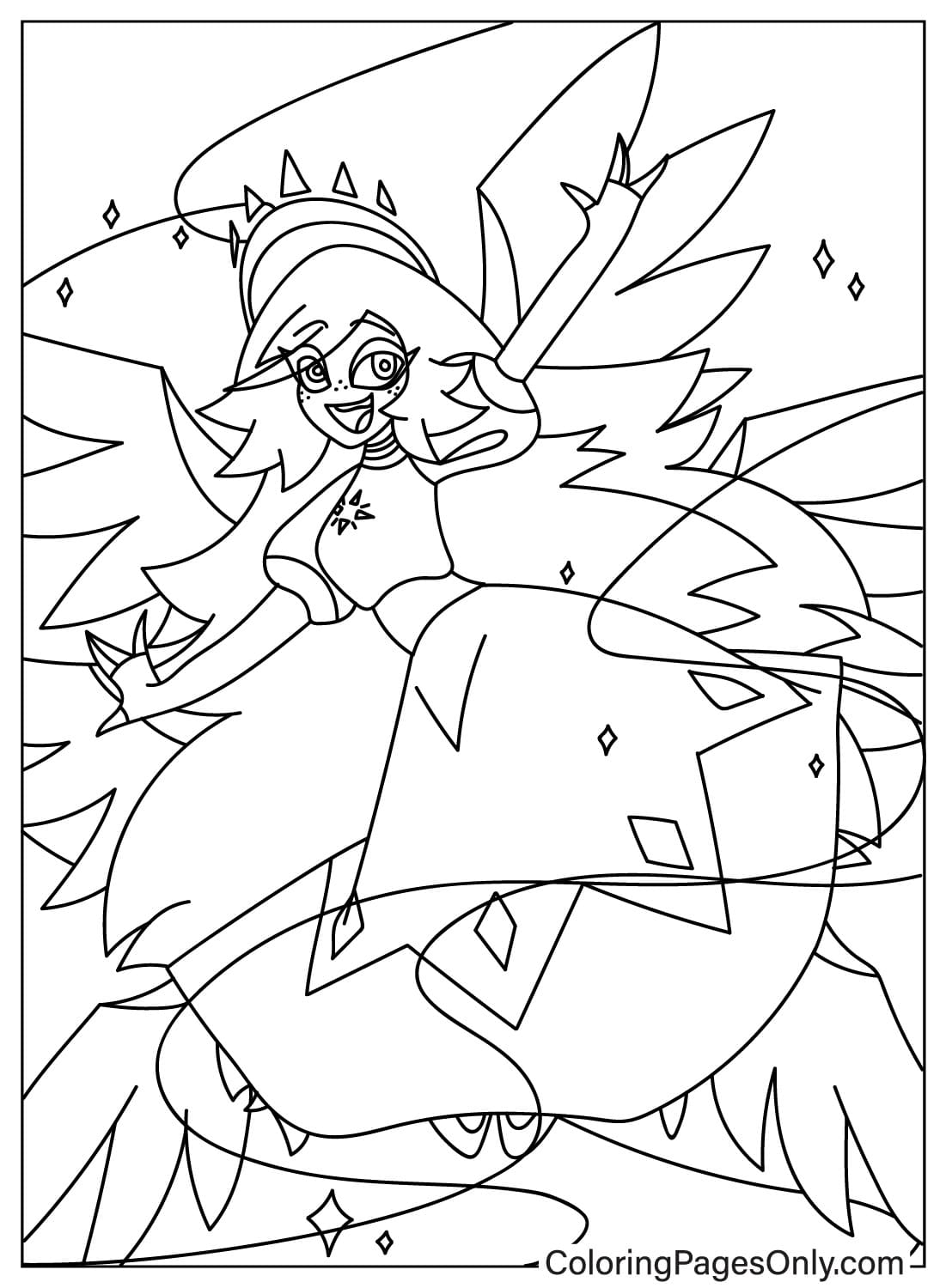 Emily Coloring Page Printable from Emily