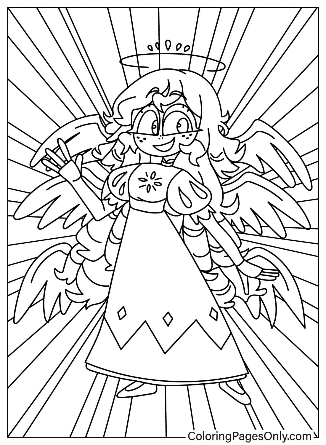 Free Emily Coloring Page from Emily