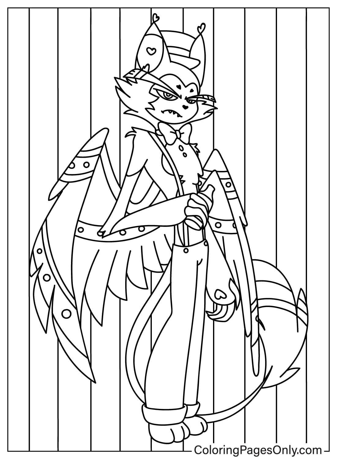Husk Coloring Page JPG from Husk