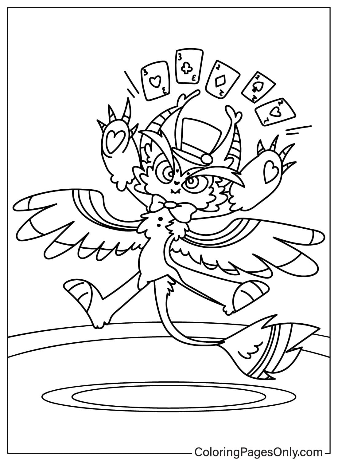 Husk Cute Coloring Page from Husk