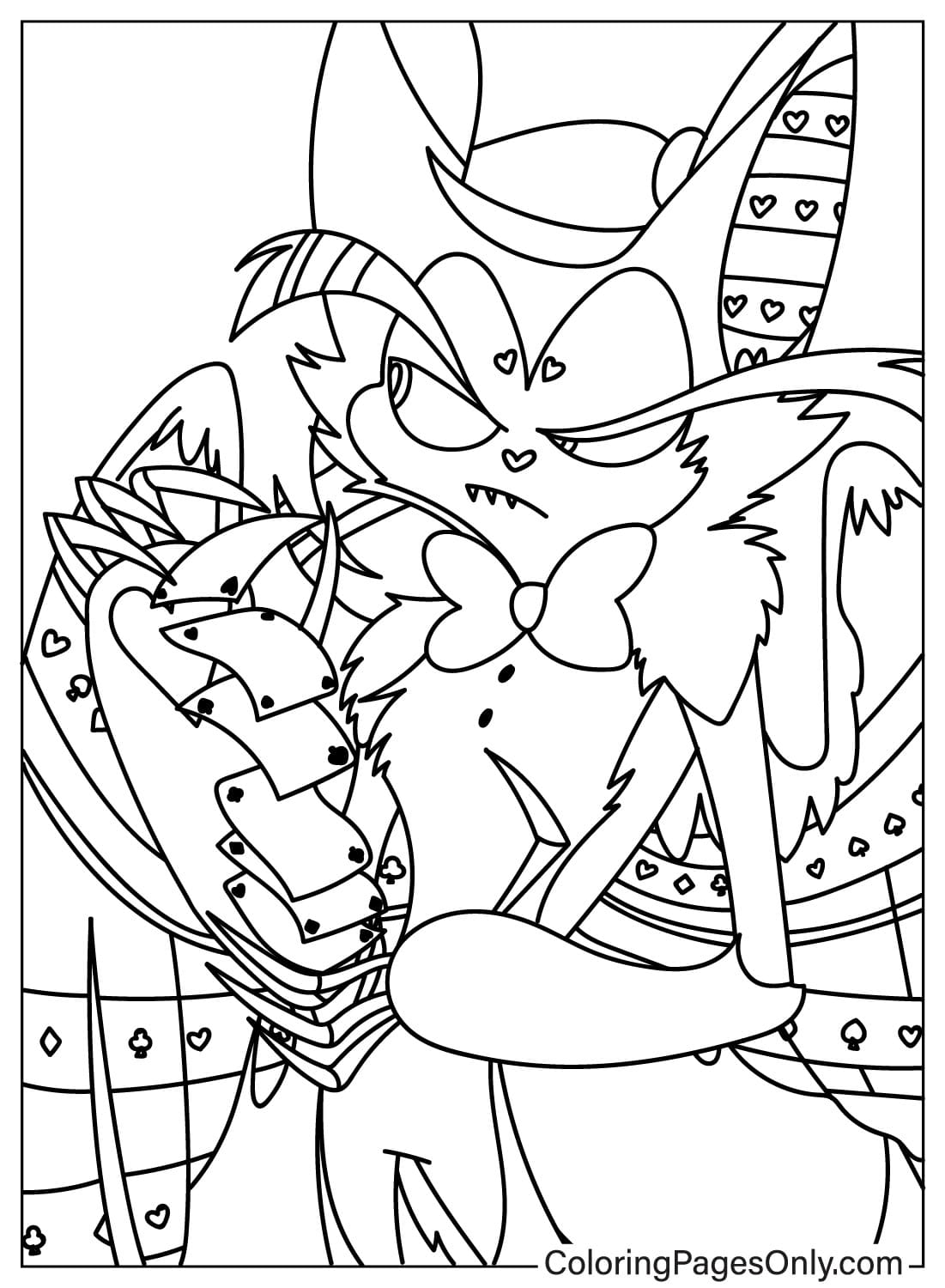 Husk Distribute the Cards Coloring Page from Husk