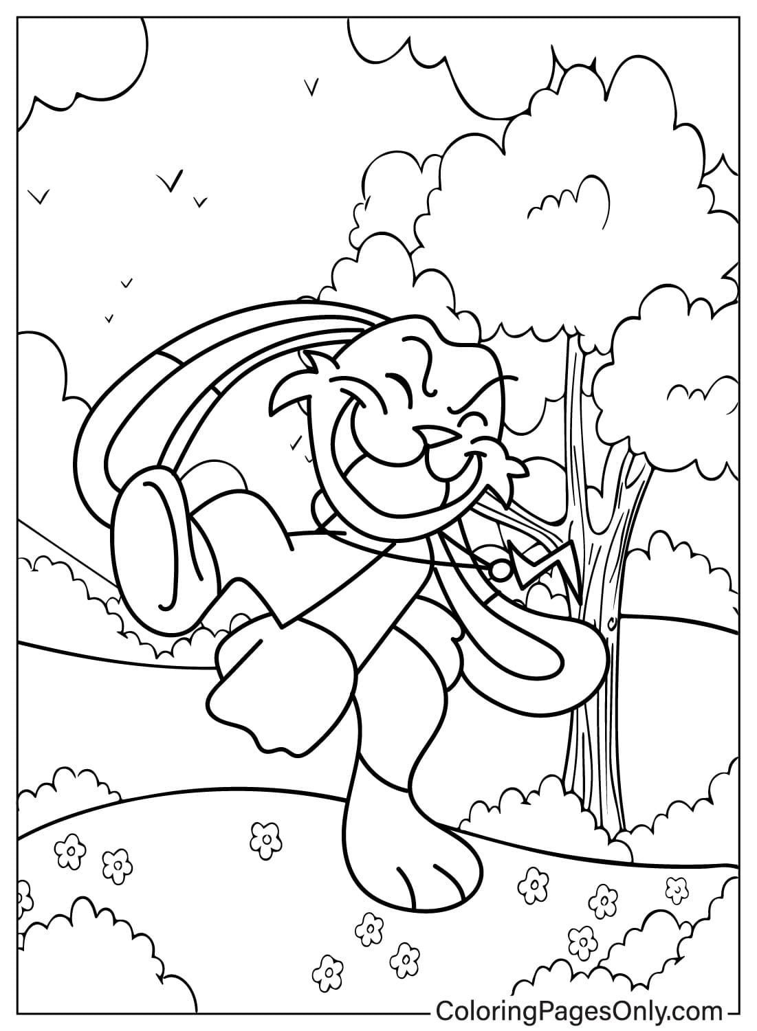 Images Hoppy Hopscotch Coloring Page from Hoppy Hopscotch
