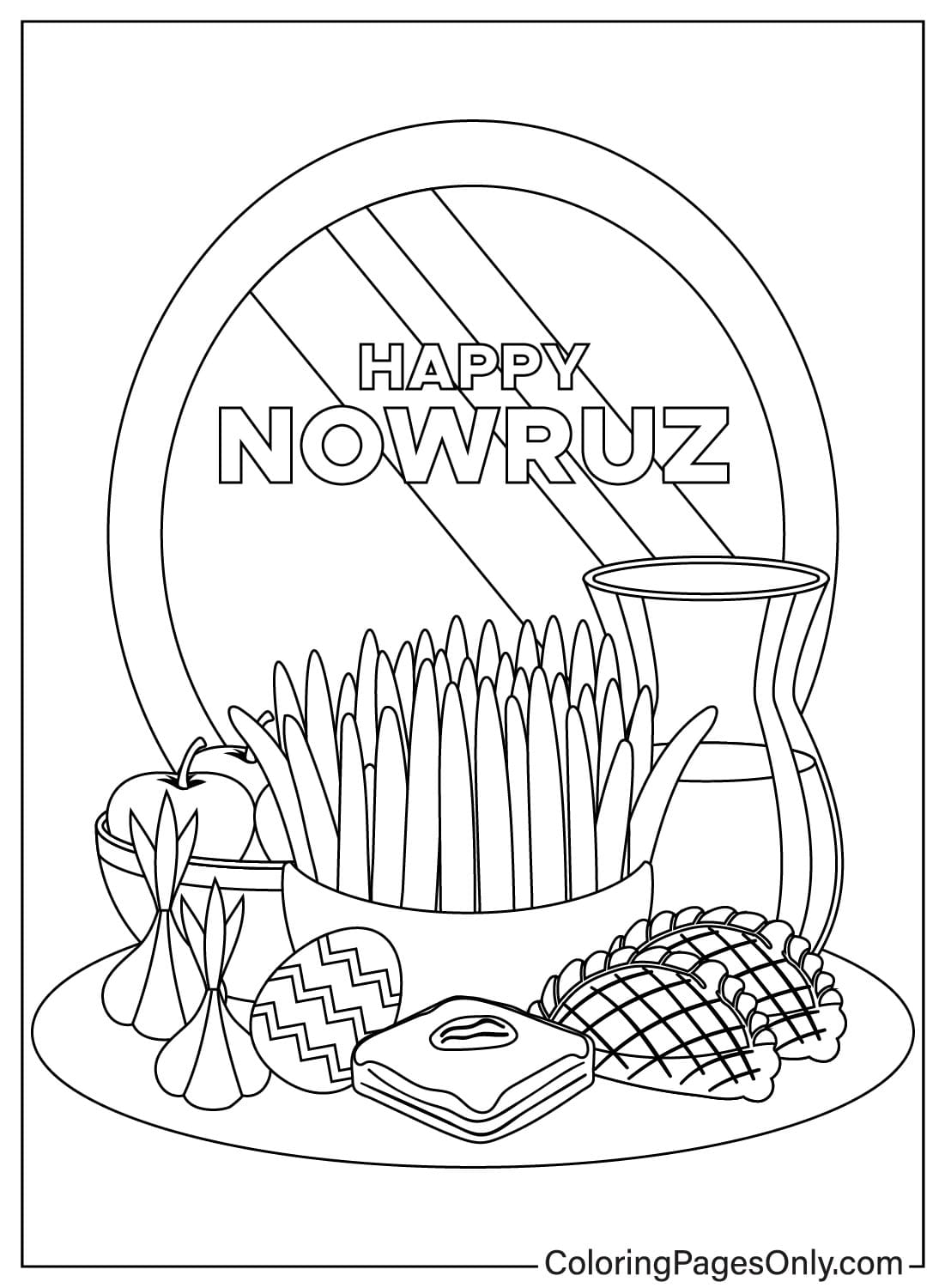 20 International Nowruz Day Coloring Pages Free Printable PDF 