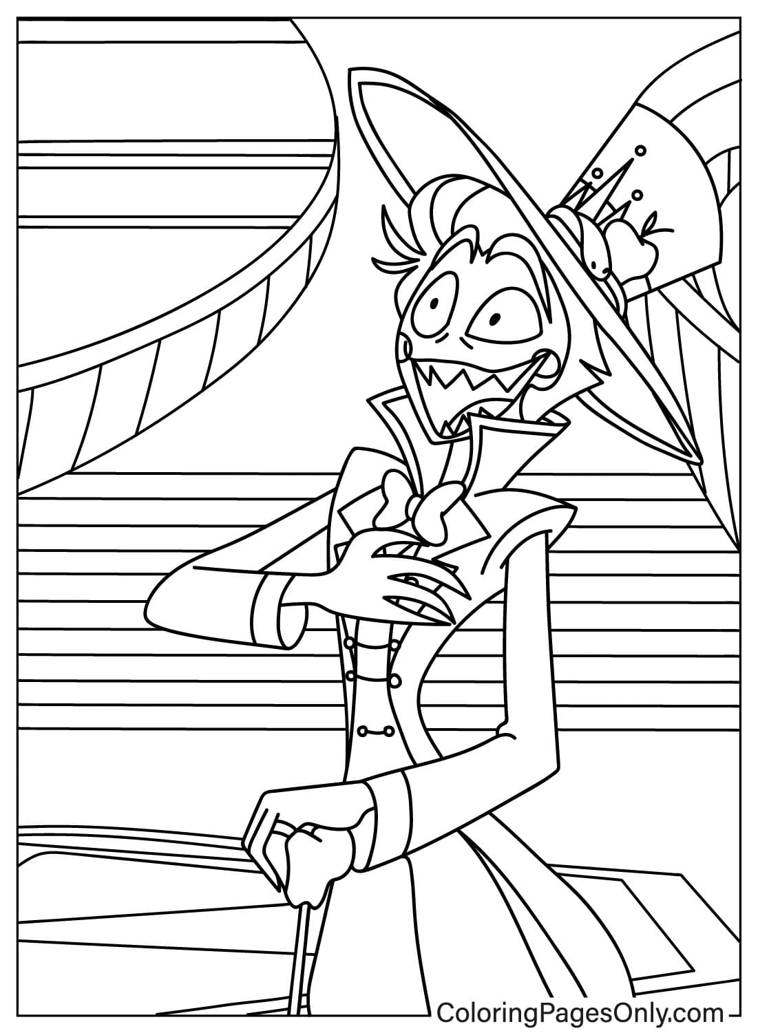Images Lucifer Morningstar Coloring Page from Lucifer Morningstar