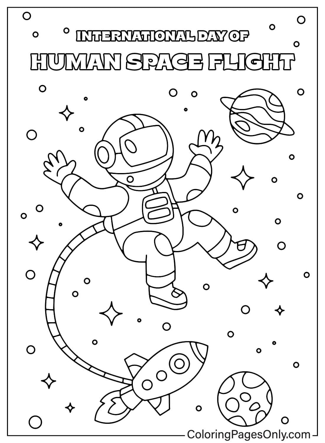 International Day of Human Space Flight Color Sheets from International Day of Human Space Flight