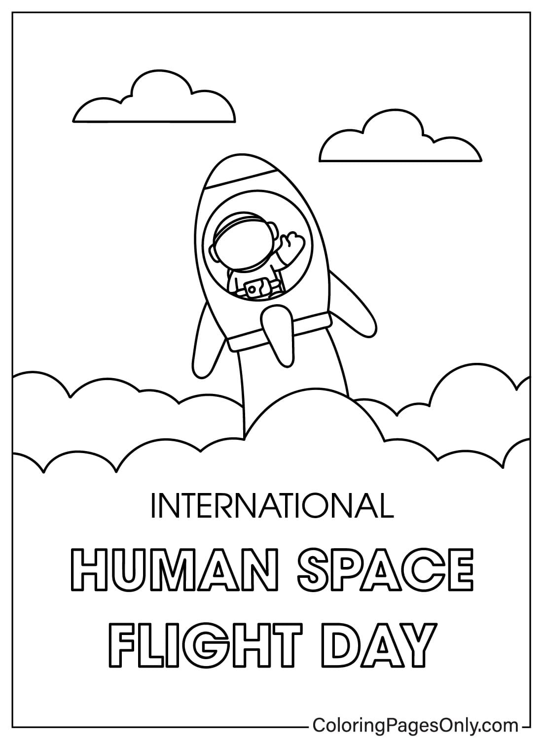 International Day of Human Space Flight Images to Color from International Day of Human Space Flight